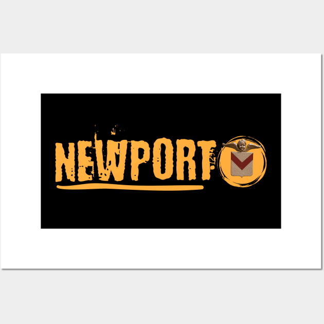 Newport South Wales Wall Art by Teessential